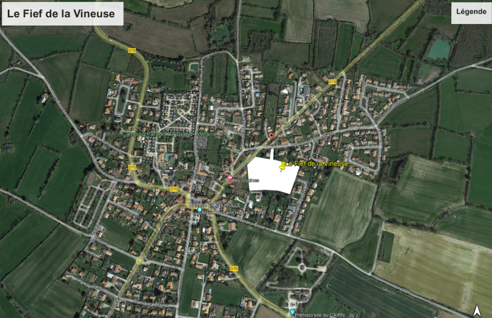 plan de situation Lotissement Le Fief de la Vineuse