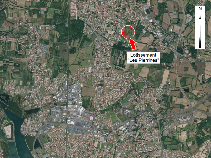 plan de situation Lotissement Les Pierrines