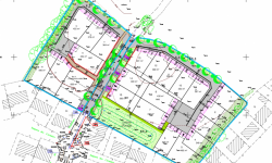 plan du lotissement à grosbreuil