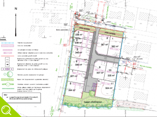 plan du lotissement