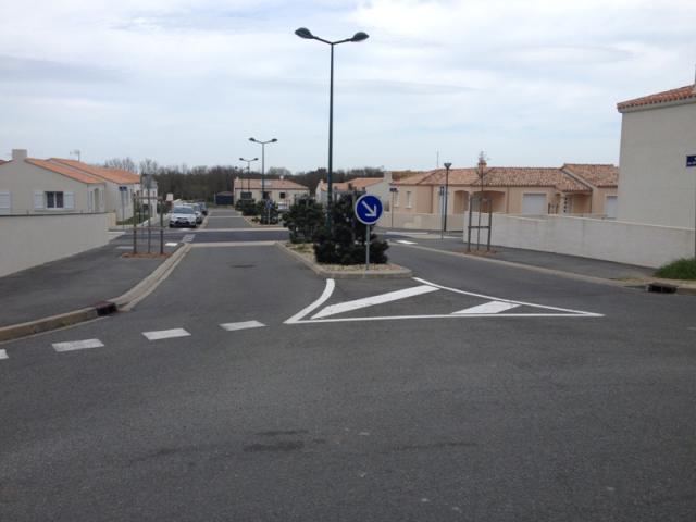 entrée du lotissement les Gativelles au Château d'Olonne